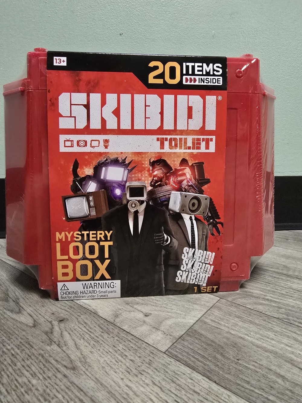 Skibidi Toilet Mystery Loot Box - Red